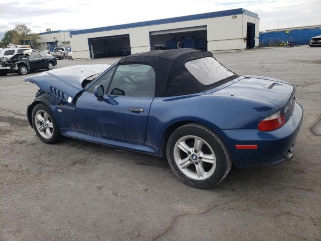 WBACN33471LK45275 - 2001 BMW Z3 2.5 BLUE photo 2