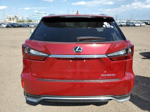 JTJHZKEA3L2016964 - 2020 LEXUS RX 350 L RED photo 6