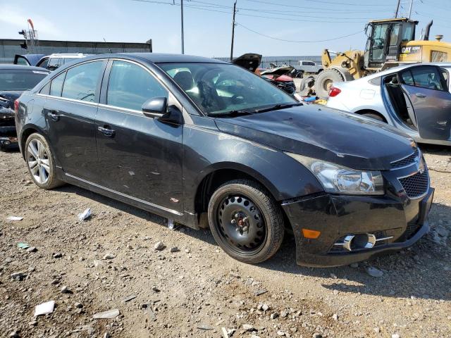 1G1PG5SB7E7391242 - 2014 CHEVROLET CRUZE LTZ BLACK photo 4