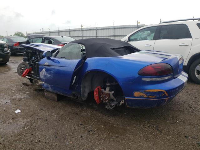 1B3JZ65Z38V200164 - 2008 DODGE VIPER SRT-10 BLUE photo 2