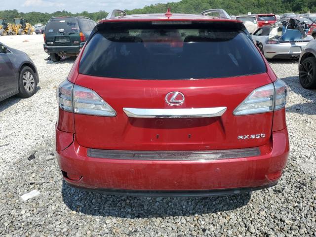 2T2BK1BA1CC127957 - 2012 LEXUS RX 350 RED photo 6