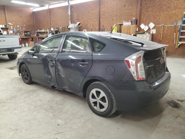 JTDKN3DU0F0405678 - 2015 TOYOTA PRIUS GRAY photo 2