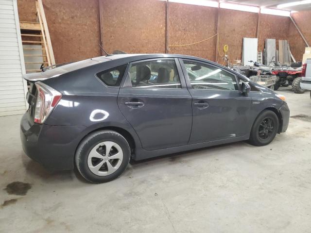 JTDKN3DU0F0405678 - 2015 TOYOTA PRIUS GRAY photo 3