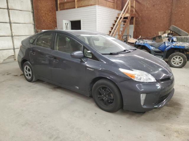 JTDKN3DU0F0405678 - 2015 TOYOTA PRIUS GRAY photo 4
