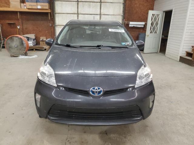 JTDKN3DU0F0405678 - 2015 TOYOTA PRIUS GRAY photo 5
