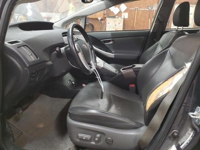 JTDKN3DU0F0405678 - 2015 TOYOTA PRIUS GRAY photo 7