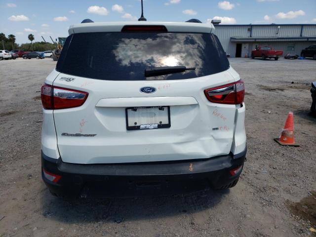 MAJ3S2GE6MC411210 - 2021 FORD ECOSPORT SE WHITE photo 6