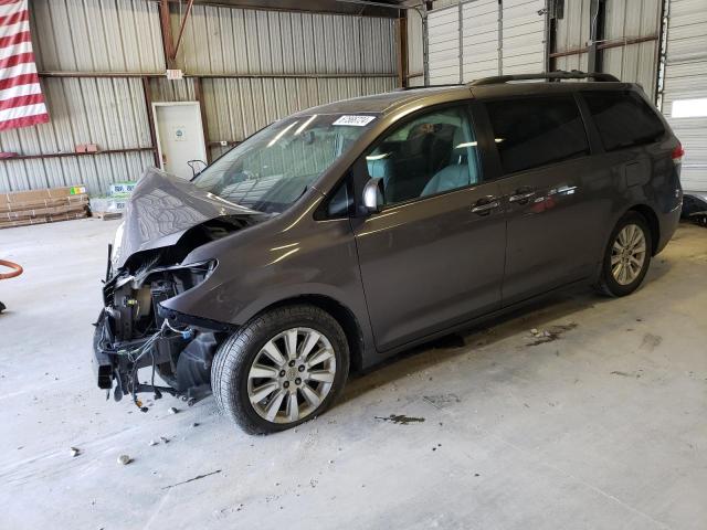 5TDYK3DC4BS017905 - 2011 TOYOTA SIENNA XLE GRAY photo 1