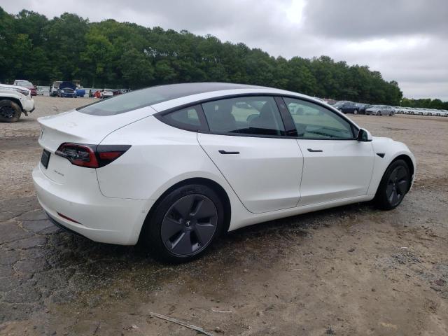 5YJ3E1EB2MF061792 - 2021 TESLA MODEL 3 白色 照片 3