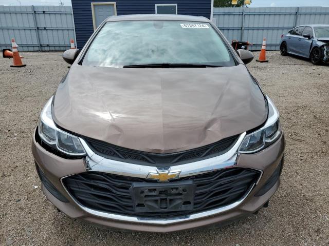 1G1BC5SM7K7125805 - 2019 CHEVROLET CRUZE LS BROWN photo 5