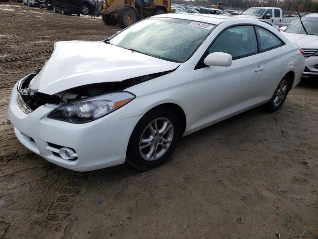 4T1CE30P98U763809 - 2008 TOYOTA CAMRY SOLA SE WHITE photo 1