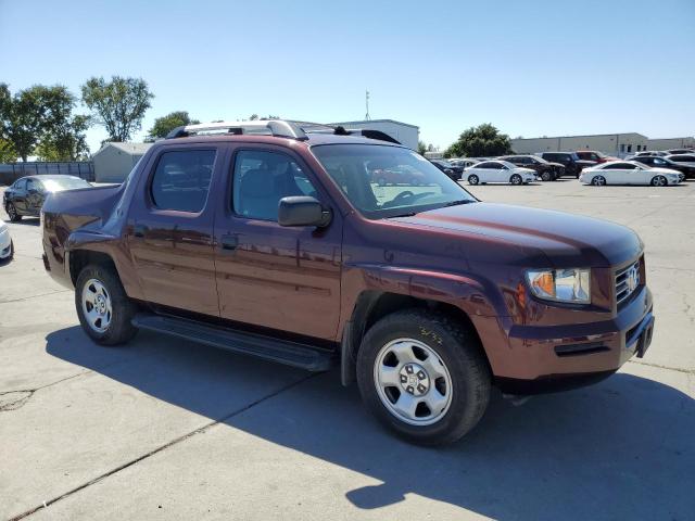 2HJYK16208H531651 - 2008 HONDA RIDGELINE RT BURGUNDY photo 4