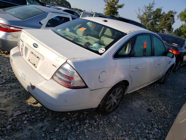 1FAHP24W58G186586 - 2008 FORD TAURUS SEL WHITE photo 3