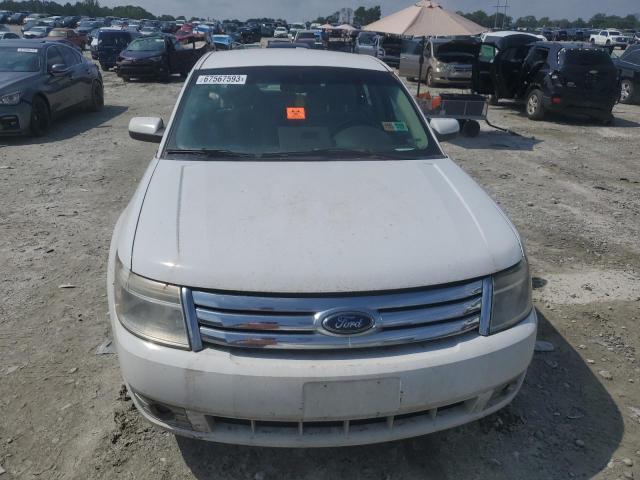 1FAHP24W58G186586 - 2008 FORD TAURUS SEL WHITE photo 5