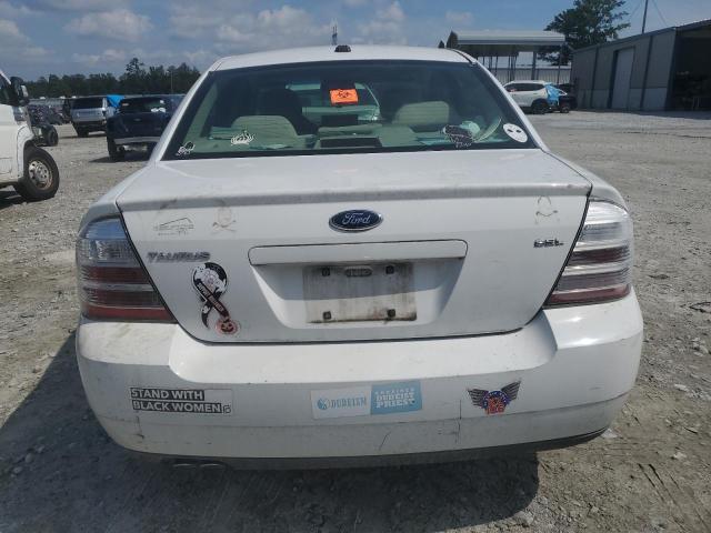 1FAHP24W58G186586 - 2008 FORD TAURUS SEL WHITE photo 6