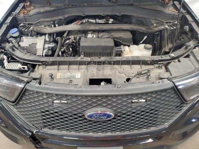 1FM5K8AB5LGD09128 - 2020 FORD EXPLORER POLICE INTERCEPTOR Czarny zdjęcie 12