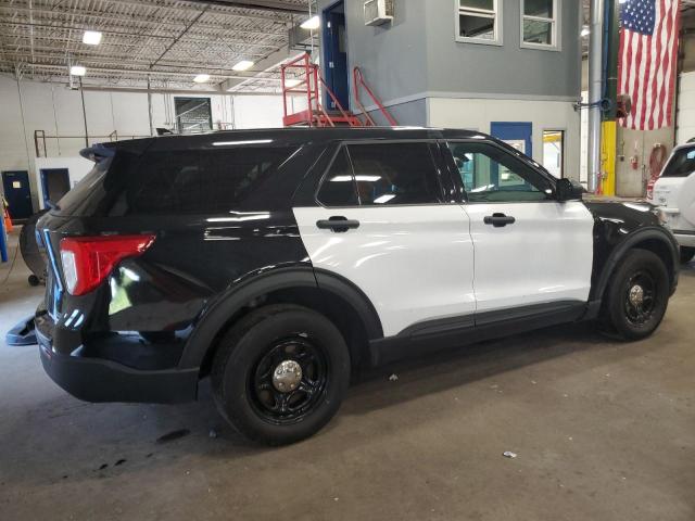 1FM5K8AB5LGD09128 - 2020 FORD EXPLORER POLICE INTERCEPTOR Czarny zdjęcie 3