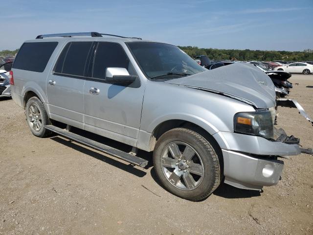 1FMJK2A53AEA20473 - 2010 FORD EXPEDITION EL LIMITED SILVER photo 4