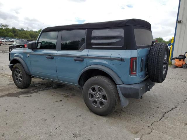 1FMDE5BH3NLB14420 - 2022 FORD BRONCO BASE BLUE photo 2