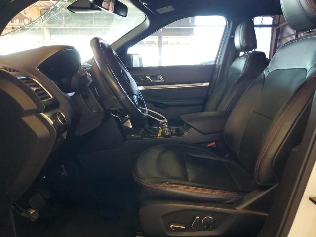 1FM5K8GTXJGA56529 - 2018 FORD EXPLORER SPORT Білий фото 7