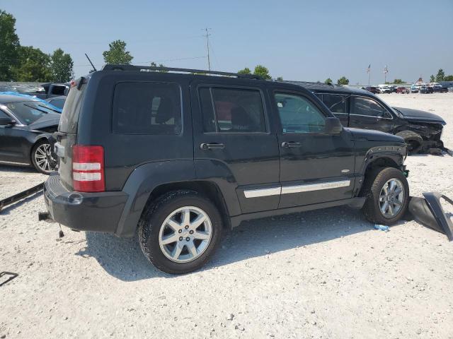 1C4PJMAK8CW168036 - 2012 JEEP LIBERTY SPORT BLACK photo 3