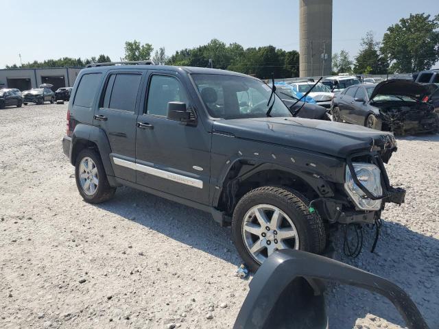 1C4PJMAK8CW168036 - 2012 JEEP LIBERTY SPORT BLACK photo 4