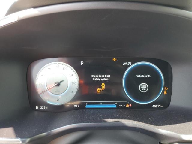 5NMS3DAJ4NH467976 - 2022 HYUNDAI SANTA FE SEL ნაცრისფერი ფოტო 9