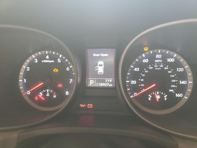 5XYZTDLBXDG095475 - 2013 HYUNDAI SANTA FE SPORT BLUE photo 9