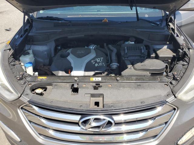 5XYZWDLA7DG063663 - 2013 HYUNDAI SANTA FE S Մոխրագույն լուսանկար 12