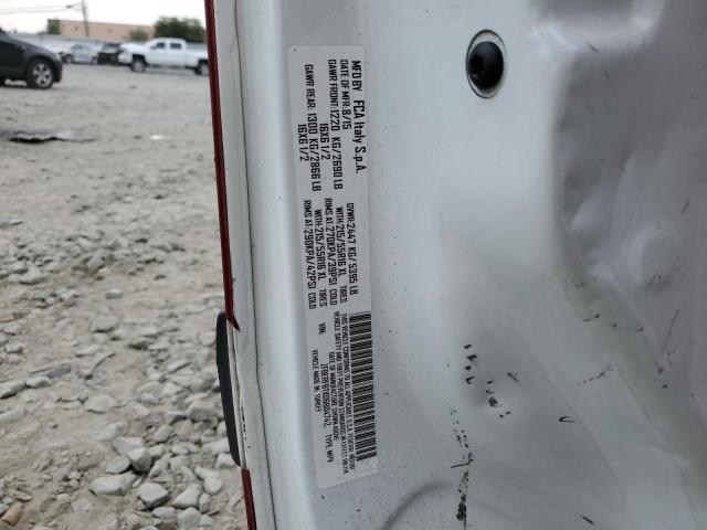 ZFBERFBTXG6B04742 - 2016 RAM PROMASTER SLT Білий фото 13