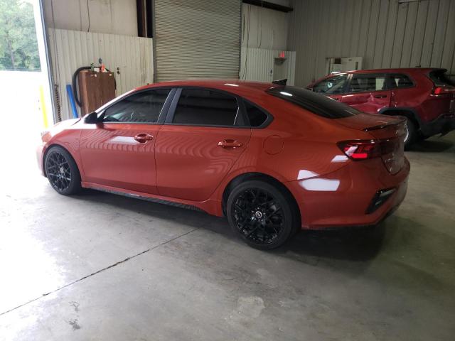 3KPF34AD5ME316811 - 2021 KIA FORTE GT LINE ORANGE photo 2