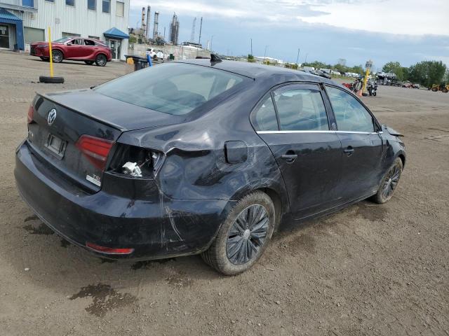 3VWDB7AJ6HM302524 - 2017 VOLKSWAGEN JETTA SE BLACK photo 3