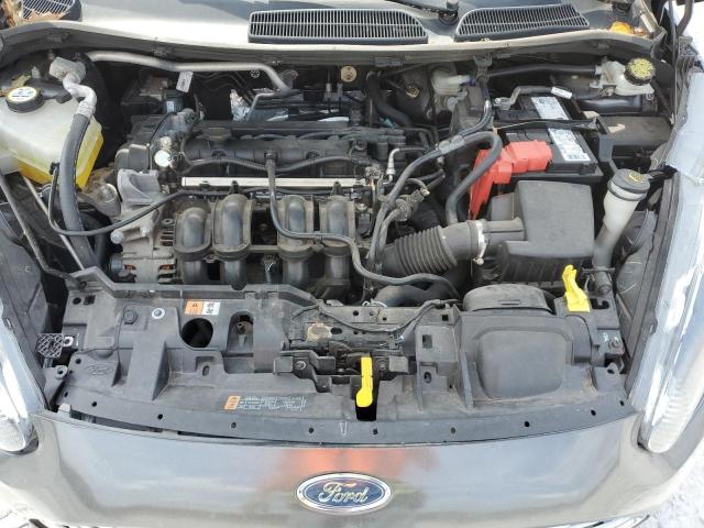 3FADP4EJ1KM106257 - 2019 FORD FIESTA SE GRAY photo 11