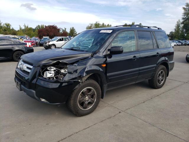 2HKYF18736H563435 - 2006 HONDA PILOT EX BLACK photo 1