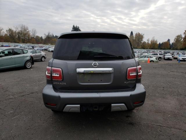 JN8AY2NE8H9700485 - 2017 NISSAN ARMADA PLATINUM GRAY photo 6