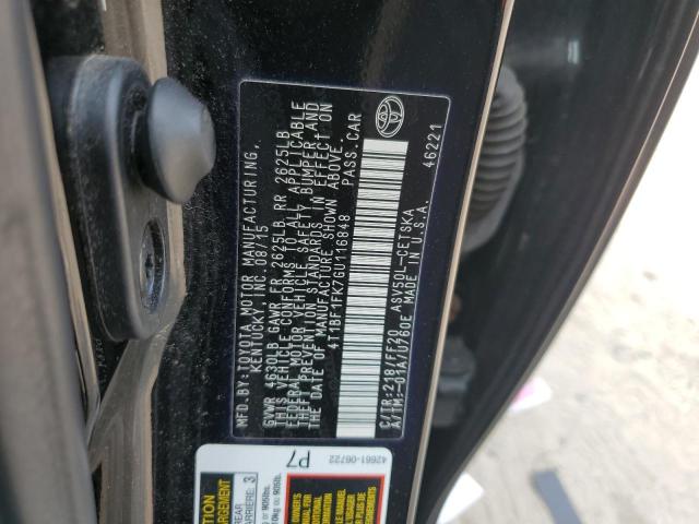 4T1BF1FK7GU116848 - 2016 TOYOTA CAMRY LE BLACK photo 13
