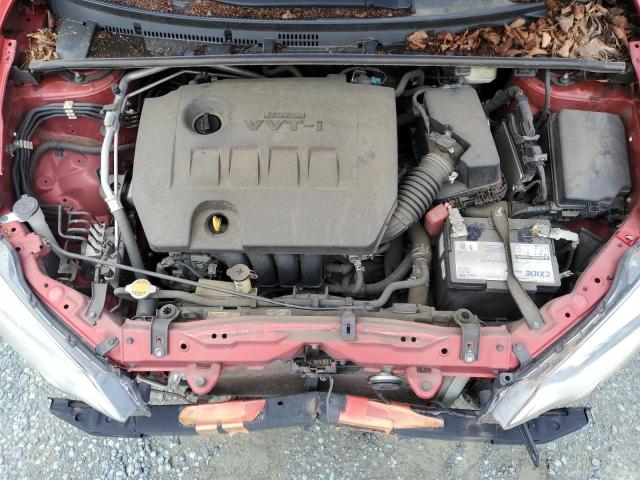 2T1BURHE4FC407254 - 2015 TOYOTA COROLLA L Қызыл фото 11