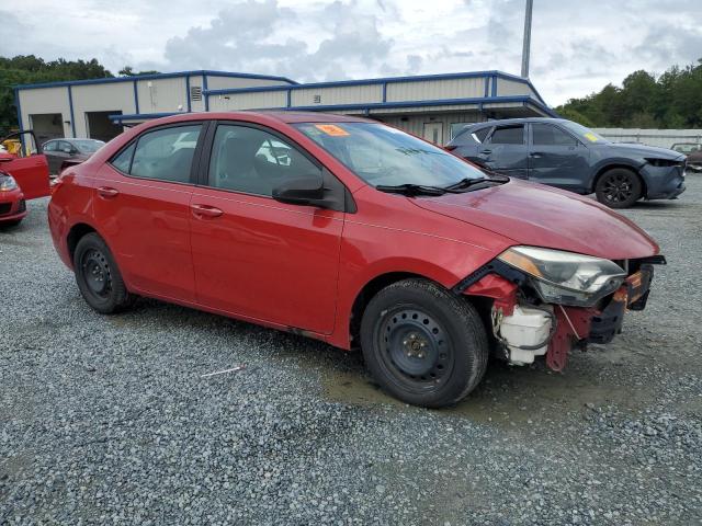2T1BURHE4FC407254 - 2015 TOYOTA COROLLA L Қызыл фото 4