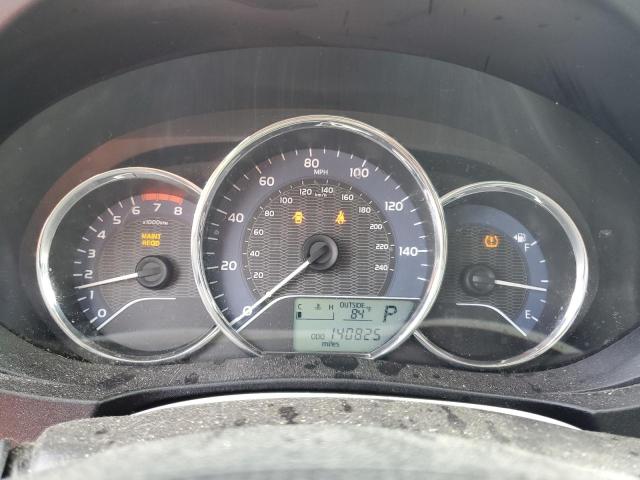 2T1BURHE4FC407254 - 2015 TOYOTA COROLLA L Қызыл фото 9