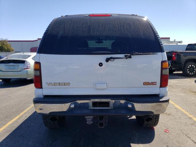 1GKEK13T41J153590 - 2001 GMC YUKON WHITE photo 6