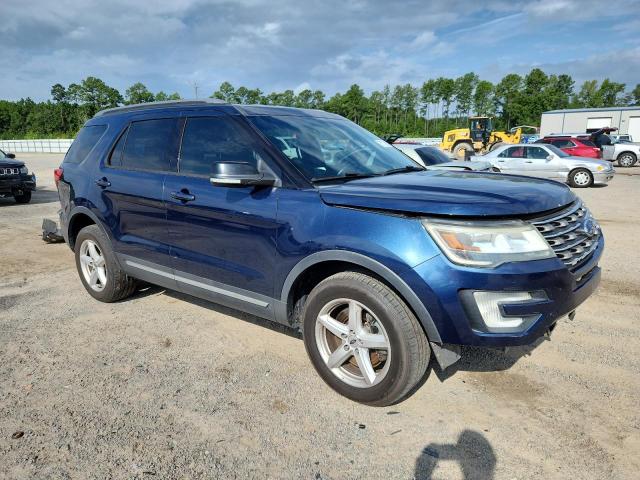 1FM5K8D83GGC93954 - 2016 FORD EXPLORER XLT BLUE photo 4