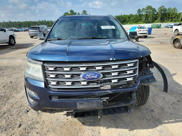 1FM5K8D83GGC93954 - 2016 FORD EXPLORER XLT BLUE photo 5