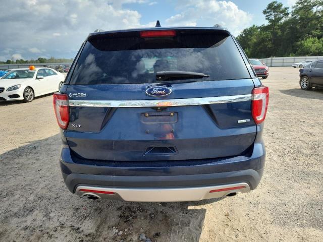 1FM5K8D83GGC93954 - 2016 FORD EXPLORER XLT BLUE photo 6