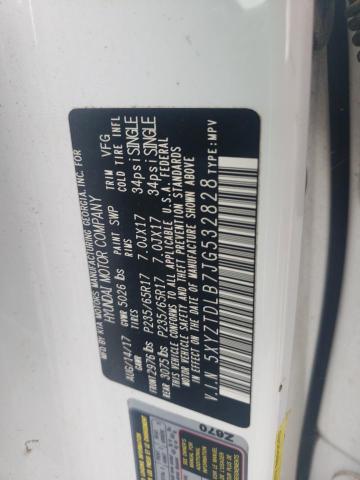 5XYZTDLB7JG532828 - 2018 HYUNDAI SANTA FE SPORT Beyaz fotoğraf 13