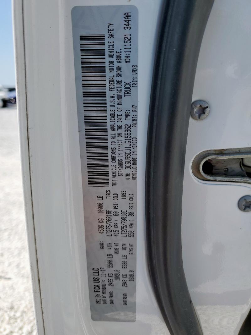 3C6UR5CJ1JG155962 - 2018 RAM 2500 ST WHITE photo 13