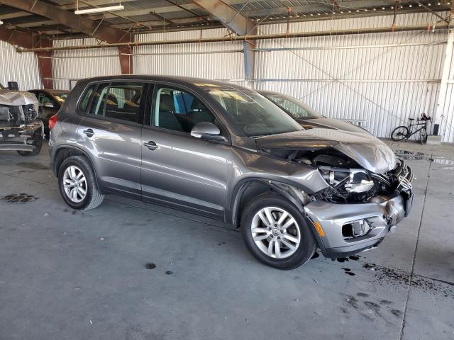 WVGAV3AX8EW556155 - 2014 VOLKSWAGEN TIGUAN S GRAY photo 4
