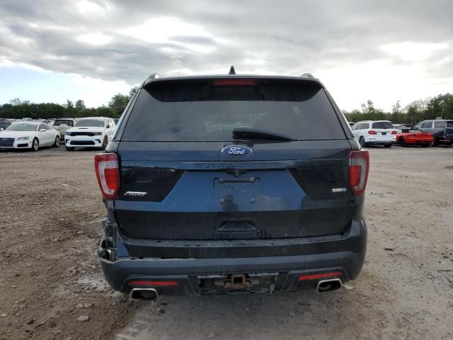 1FM5K8GT7HGB49163 - 2017 FORD EXPLORER SPORT BLACK photo 6