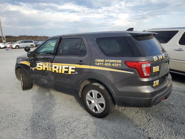 1FM5K8AR0HGD06982 - 2017 FORD EXPLORER POLICE INTERCEPTOR BROWN photo 2