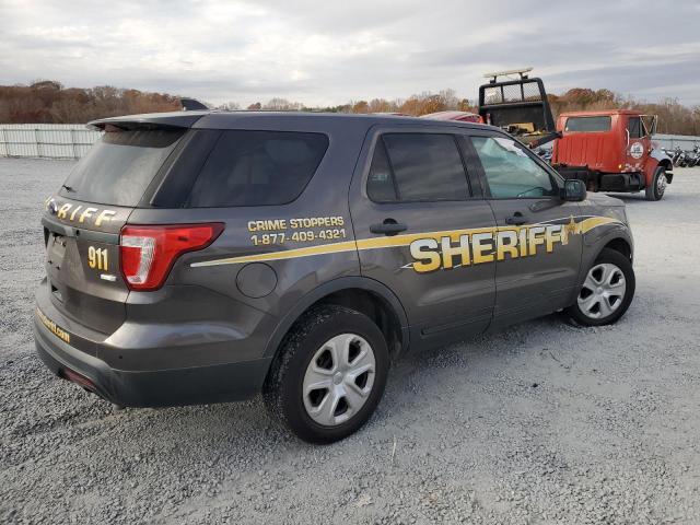 1FM5K8AR0HGD06982 - 2017 FORD EXPLORER POLICE INTERCEPTOR BROWN photo 3