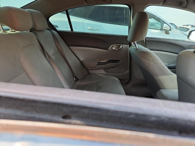 19XFB2E51CE042600 - 2012 HONDA CIVIC LX CHARCOAL photo 10